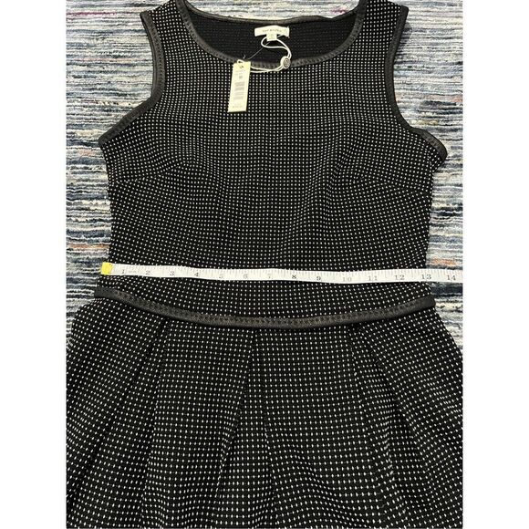 Max Studio NWT Pin Dot Pleated Fit-and-Flare Dress size M - Picture 12 of 12